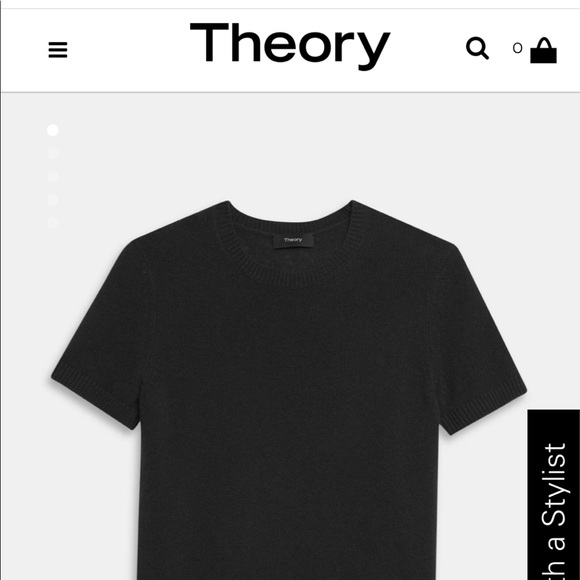 theory feather cashmere sweater